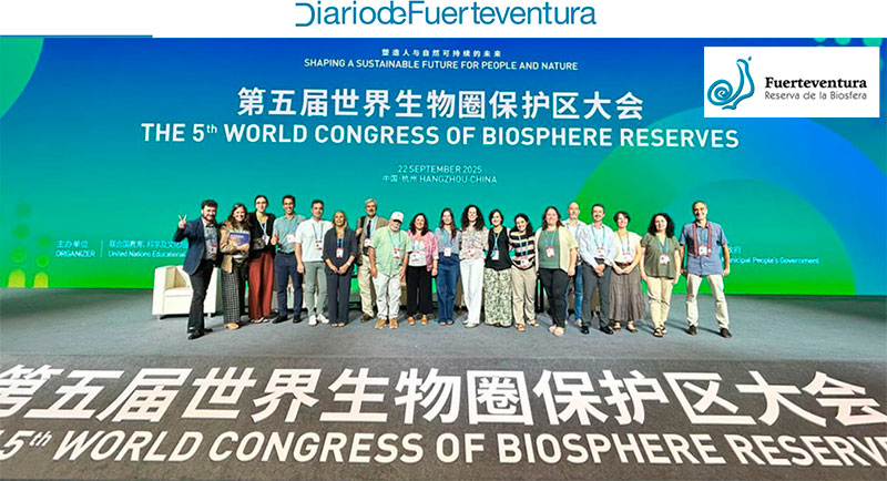 Fuerteventura, estará presente en el 5º Congreso Mundial de Reservas de la Biosfera en China