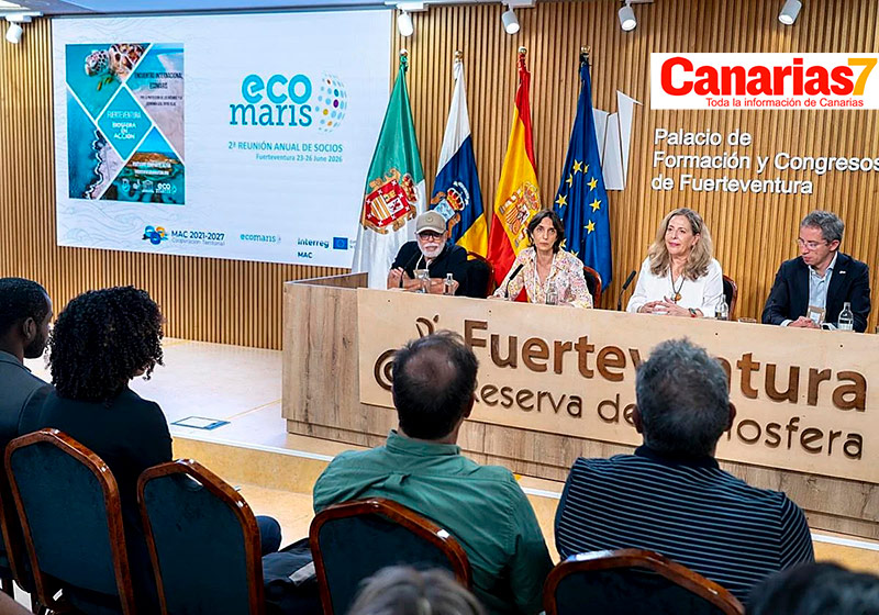 Fuerteventura acoge el Segundo Encuentro Presencial del proyecto europeo ECOMARIS para impulsar la economía azul