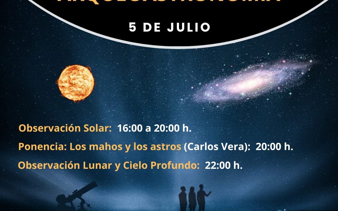 Jornada gratuita de Observación Astronómica y Arqueoastronomía en el Albergue de Tefía el 5 de julio
